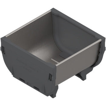 BLUM ZSI.010SI ORGA-LINE pojemnik, długość=88 mm, szerokość=88 mm INOX
