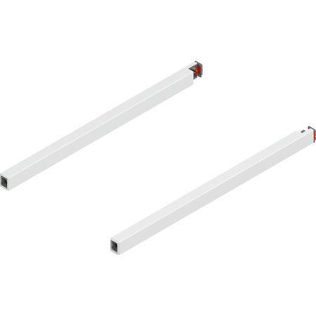 BLUM ZR4.350RS Reling podłużny MERIVOBOX, dł.=350 mm, lewy+prawy, JEDWABIŚCIE BIAŁY MAT