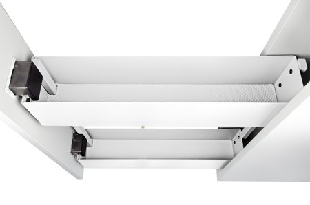 SMARTT KOSZ CARGO DO SZAFKI 15 CICHY DOMYK PEŁNE DNO WYSUW 2 POZIOMY PRAWY BIAŁYy biały