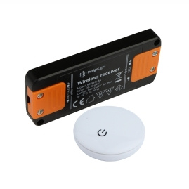 Design Light UFO zestaw - sterownik RF i wyłącznik ze ściemniaczem biały