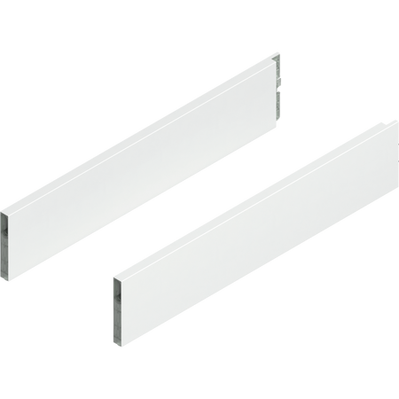 BLUM ZL4.500S.E MERIVOBOX BOXCAP, dł.=500 mm, wysokość E, lewy+prawy, JEDWABIŚCIE BIAŁY MAT