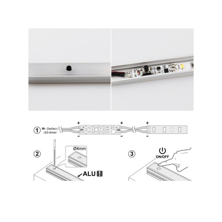 Design Light Wyłącznik MS60 do profili LED