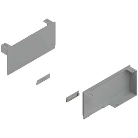 BLUM 22K8000 Front uchylny AVENTOS HK top, zestaw zaślepek, lewa/prawa JASNOSZARY