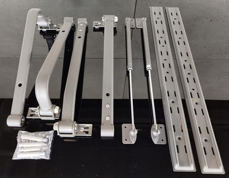 SMARTT KOSZ CORNER CARGO NERKA 800 DO SZAFKI NAROŻNEJ LEWY BIAŁY