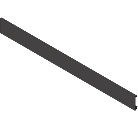 BLUM ZV7.1043C01 LEGRABOX front, do Szuflady wewnętrzne z relingiem poprzecznym, KB=1200 mm, do przycięcia CZARNY MAT