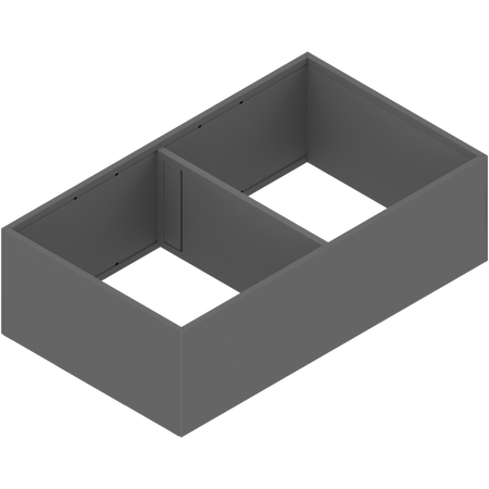 BLUM ZC7F400RSP AMBIA-LINE rama, do LEGRABOX/MERIVOBOX szuflady z wysokim frontem, stal, od dł.=400 mm, szerokość=218 mm ANTRACYT MAT