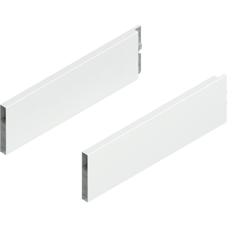 BLUM ZL4.350S.E MERIVOBOX BOXCAP, dł.=350 mm, wysokość E, lewy+prawy, JEDWABIŚCIE BIAŁY MAT