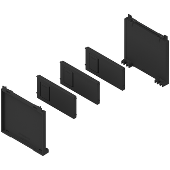 BLUM ZC7B0100S AMBIA-LINE zestaw na butelki, do LEGRABOX/MERIVOBOX CZARNY MAT