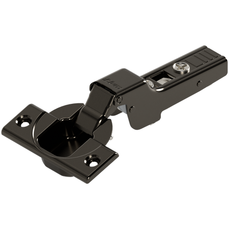 BLUM 70T3650 CLIP top zawias standard. 110°, Drzwi bliźniacze, bez sprężyny, puszka: na wkręty, CZARNY ONYKS