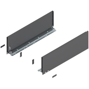 BLUM 770C5502S Bok szuflady LEGRABOX, wysokość C (177 mm), dł.=550 mm, lewy+prawy, do LEGRABOX pure ANTRACYT MA