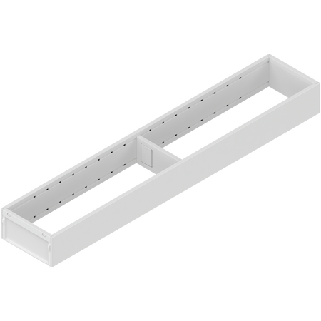 BLUM ZC7S550RS1 AMBIA-LINE ramki do szuflady standardowej, do LEGRABOX/MERIVOBOX, stal, dł.=550 mm, szerokość=100 mm JEDWABIŚCIE BIAŁY MAT