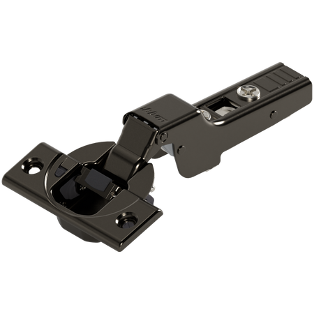 BLUM 71B3650 CLIP top BLUMOTION zawias standard. 110°, drzwi bliźniacze, puszka: na wkręty, CZARNY ONYKS