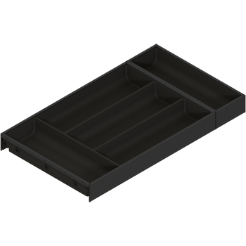BLUM ZC7S550BS3 AMBIA-LINE  wkład na sztućce do szuflady standardowej, do LEGRABOX/MERIVOBOX, tworzywo sztuczne/stal, 5 przegródka na sztućce, dł.=550 mm, szerokość=300 mm CZARNY MAT