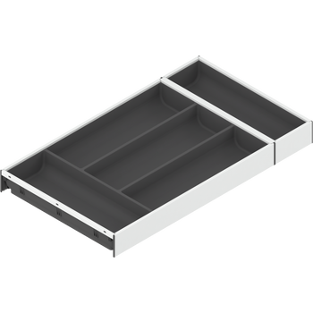 BLUM ZC7S550 BS3 AMBIA-LINE  wkład na sztućce do szuflady standardowej, do LEGRABOX/MERIVOBOX, tworzywo sztuczne/stal, 5 przegródka na sztućce, dł.=550 mm, szerokość=300 mm BIAŁY MAT