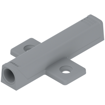 BLUM 956A1501 Adapter TIP-ON do drzwi długi, Wersja silniejsza, krzyżakowy, Wkręty SZARY