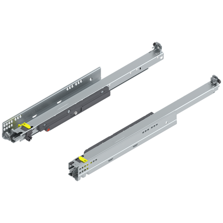 BLUM 760H5500T MOVENTO z TIP-ON, pełny wysuw, prowadnica, 40 kg, dł.=550 mm, wymaga sprzęgła, lewa+prawa