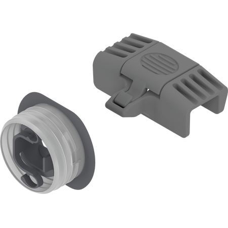 BLUM ZI7.0M07 Zabierak do szuflady wewnętrznej, do LEGRABOX/MERIVOBOX CIEMNOSZARY