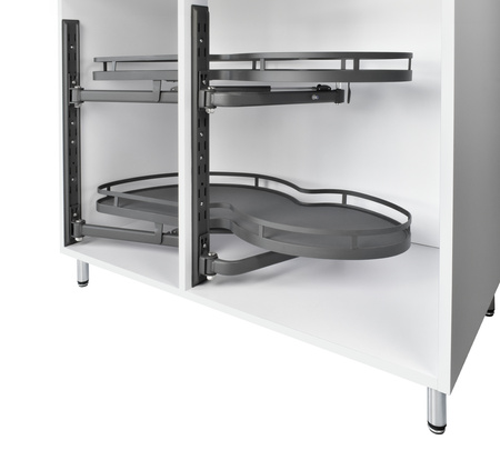 SMARTT KOSZ CORNER CARGO NERKA 800 DO SZAFKI NAROŻNEJ LEWY ANTRACYT