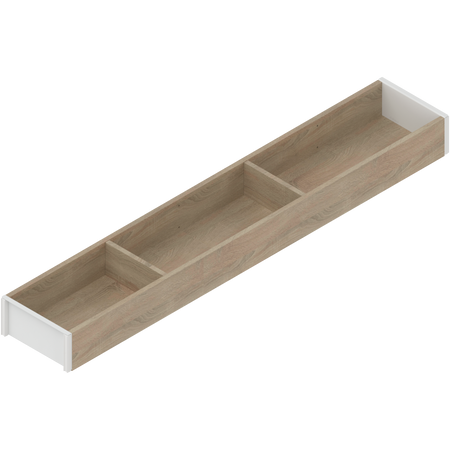 BLUM ZC7S600RH1 AMBIA-LINE ramki do szuflady standardowej, do LEGRABOX/MERIVOBOX, w opcji drewnopodobnej, dł.=600 mm, szerokość=100 mm DĄB BARDOLINO
