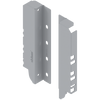 BLUM Z30C000S HO-RW MP R906 Uchwyt drewnianej ścianki tylnej TANDEMBOX, wys. C (192 mm), prawy+lewy SZARY