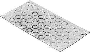 BLUM 993.710 Odbojnik na klej, amortyzator, wysokość 1.5mm, ( 1 LISTEK = 50 SZT )