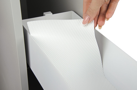 SMARTT KOSZ CARGO DO SZAFKI 20 CICHY DOMYK PEŁNE DNO WYSUW 2 POZIOMY LEWY BIAŁY