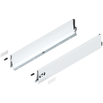 BLUM 378K6502S Bok szuflady TANDEMBOX, wys. K (115 mm), dł.=650 mm, lewy+prawy, do TANDEMBOX antaro BIAŁY