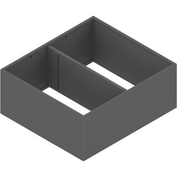 BLUM ZC7F300RSU AMBIA-LINE rama, do LEGRABOX/MERIVOBOX szuflady z wysokim frontem, stal, od dł.=270 mm, szerokość=242 mm ANTRACYT MAT