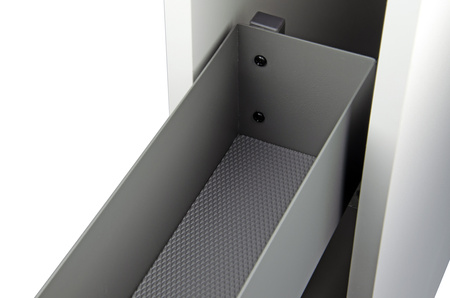 SMARTT KOSZ CARGO DO SZAFKI 15 CICHY DOMYK PEŁNE DNO WYSUW 2 POZIOMY PROWADNICE BLUM PRAWY ANTRACYT