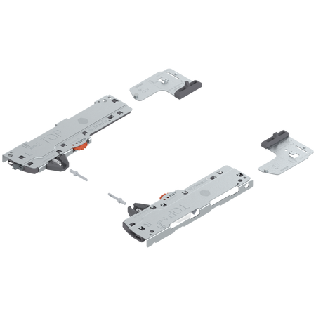 BLUM T60L7540 Zestaw (Jednostka TIP-ON BLUMOTION + Zabierak + Adapter), do LEGRABOX, do MOVENTO, Typ L3, dł. NL=350-750 mm, Całkowita waga szuflady=15-40 kg, prawy+lewy