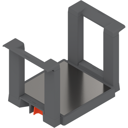 BLUM ZC7T0350 AMBIA-LINE uchwyt na talerze, wysokość=170 mm, średnica talerza=186-322mm ANTRACYT MAT