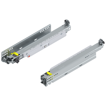 BLUM 760H3800T MOVENTO z TIP-ON, pełny wysuw, prowadnica, 40 kg, dł.=380 mm, wymaga sprzęgła, lewa+prawa