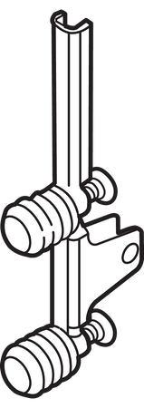 BLUM LEGRABOX ZF7K70E2 Mocowanie frontu LEGRABOX, wys. K, EXPANDO, symetryczne, do LEGRABOX pure