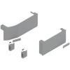 BLUM 23K8000 Front uchylny AVENTOS HK top, zestaw zaślepek (włącznie z Włącznik wpuszczany, w kpl.), lewa/prawa, do SERVO-DRIVE JASNOSZARY