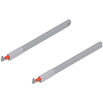 BLUM RELING ZRG.337RSI Reling podłużny TANDEMBOX (górny), do szuflady z wysokim frontem, dł.=400 mm, lewy+prawy, do TANDEMBOX antaro SZARY