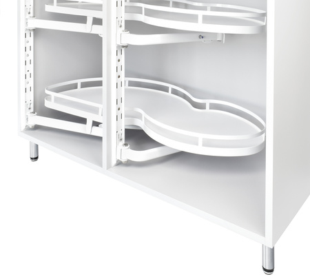 SMARTT KOSZ CORNER CARGO NERKA 800 DO SZAFKI NAROŻNEJ LEWY BIAŁY