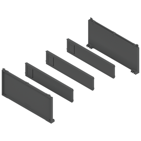 BLUM ZC7B0200S AMBIA-LINE zestaw na butelki, do LEGRABOX/MERIVOBOX ANTRACYT MAT