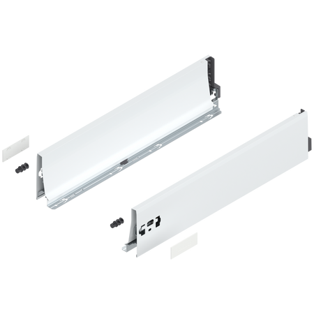 BLUM 378K5002SA Bok szuflady TANDEMBOX, wysokość K (115 mm), dł.=500 mm, lewy+prawy, do TANDEMBOX antaro, BIAŁY