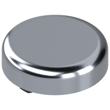 BLUM 84.4140 Zawias do drzwi szklanych - zaślepka puszki, okrągła, CHROM