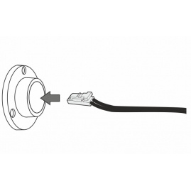 Design Light Uchwyt do profilu RELING, kolor czarny