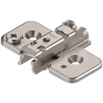 BLUM 173H7130 CLIP prowadnik, krzyżakowy, 3 mm, Stal, Wkręty, RW: mimośród