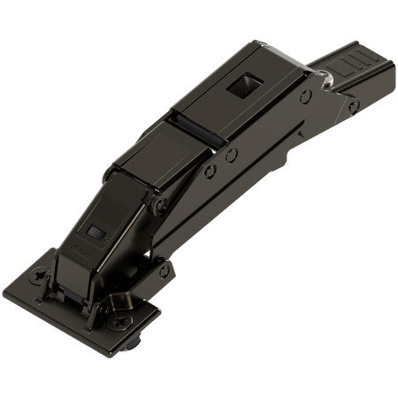 BLUM 71B453T CLIP top BLUMOTION Zawias do cienkich drzwi 110°, Drzwi nakładane, puszka: EXPANDO T, CZARNY ONYKS