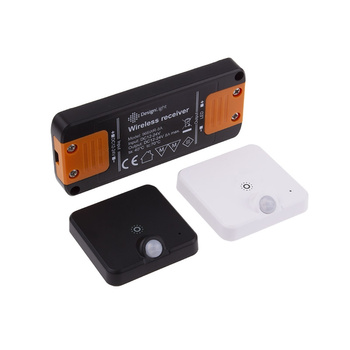 Design Light DELI 2 - bezprzewodowy zestaw PIR do szaf ze ściemniaczem, kolor biały