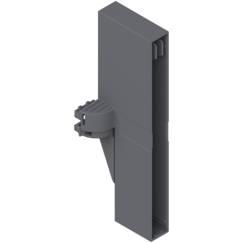 BLUM Z40L0002 ORGA-LINE uchwyt listwy poprzecznej, do szuflady z wysokim frontem TANDEMBOX intivo, prawy, lewy CIEMNOSZARY