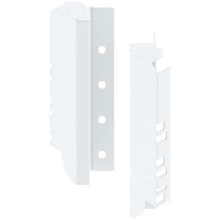 BLUM Z30C000S.45 Uchwyt drewnianej ścianki tylnej TANDEMBOX, wys. C (192 mm), do SPACE CORNER, prawy+lewy BIAŁY