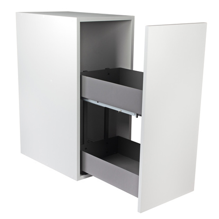 SMARTT KOSZ CARGO DO SZAFKI 30 CICHY DOMYK PEŁNE DNO WYSUW 2 POZIOMY ANTRACYT