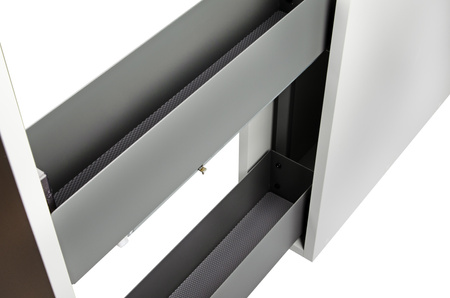 SMARTT KOSZ CARGO DO SZAFKI 15 CICHY DOMYK PEŁNE DNO WYSUW 2 POZIOMY PRAWY ANTRACYT