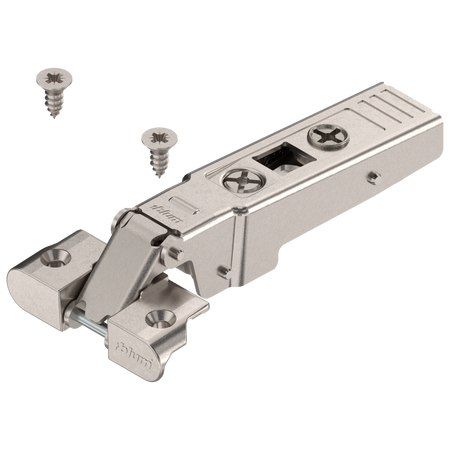 BLUM 70T950A CLIP top zawias do ram alumin. 95°, Drzwi nakładane, bez sprężyny, puszka: na wkręty