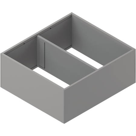 BLUM ZC7F300RSU AMBIA-LINE rama, do LEGRABOX/MERIVOBOX szuflady z wysokim frontem, stal, od dł.=270 mm, szerokość=242 mm SZARY INDIUM MAT