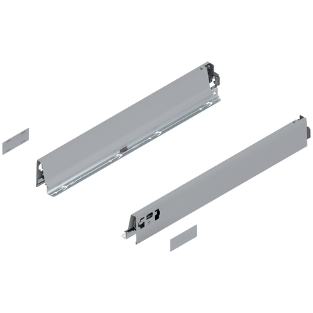 BLUM 378N5002SA Bok szuflady TANDEMBOX, wysokość N (68 mm), dł.=500 mm, lewy+prawy, do TANDEMBOX intivo/antaro SZARY